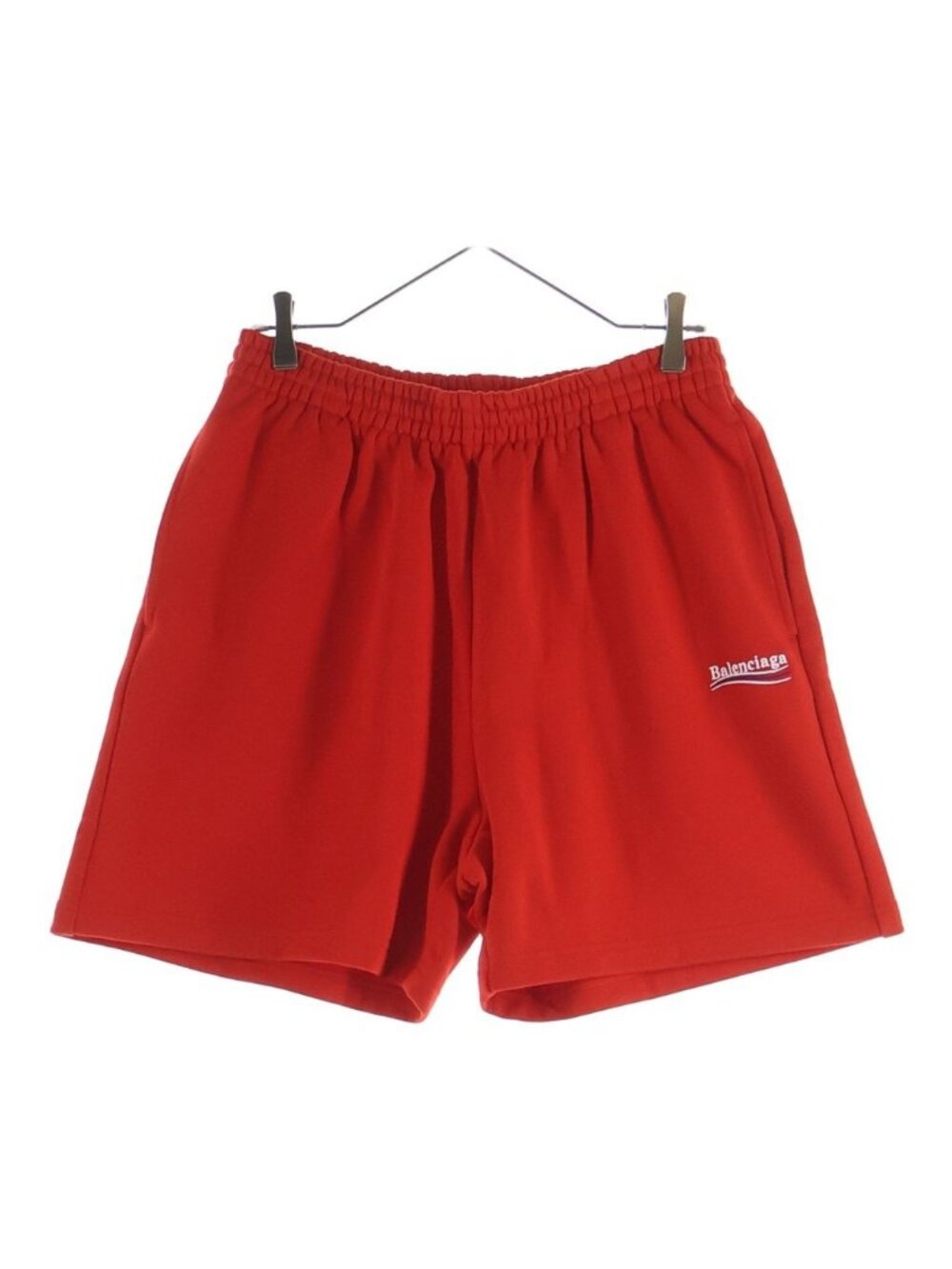 Balenciaga Political Campaign Sweat Shorts Logo Embroidery